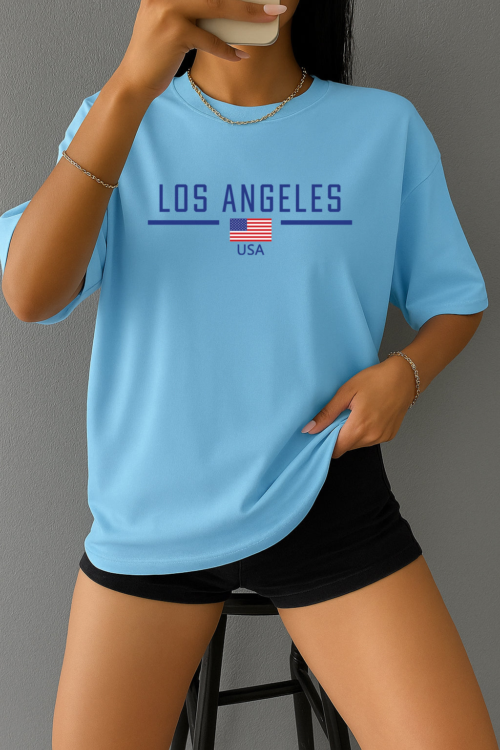 Drop Shoulder T-shirt for Women