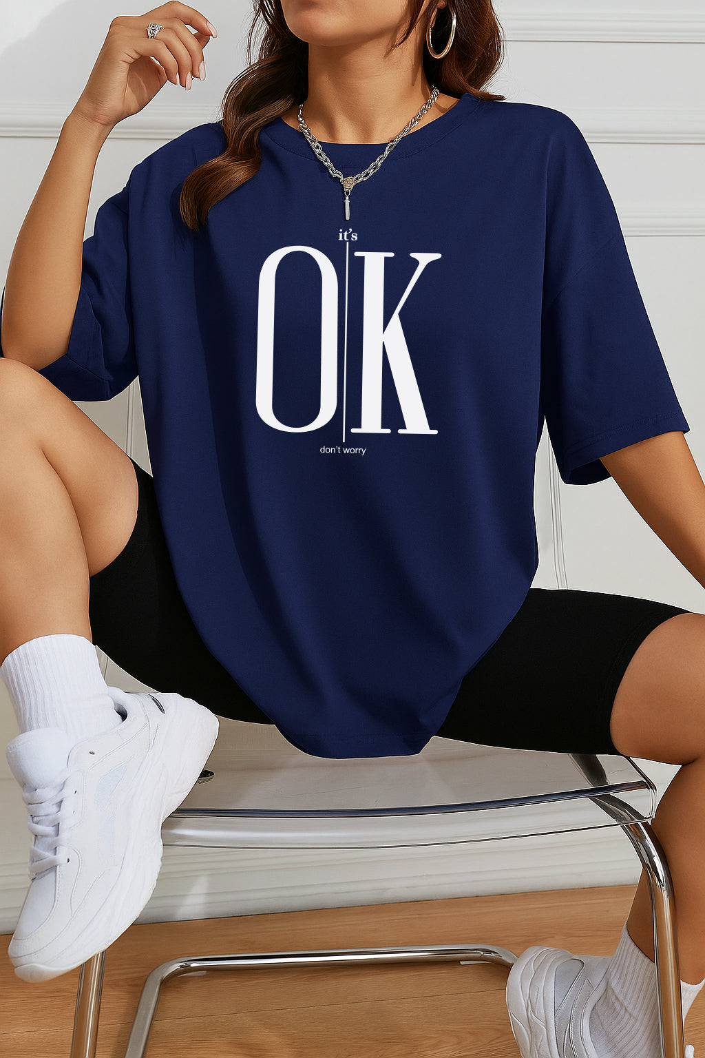 Drop Shoulder T-shirt for Women