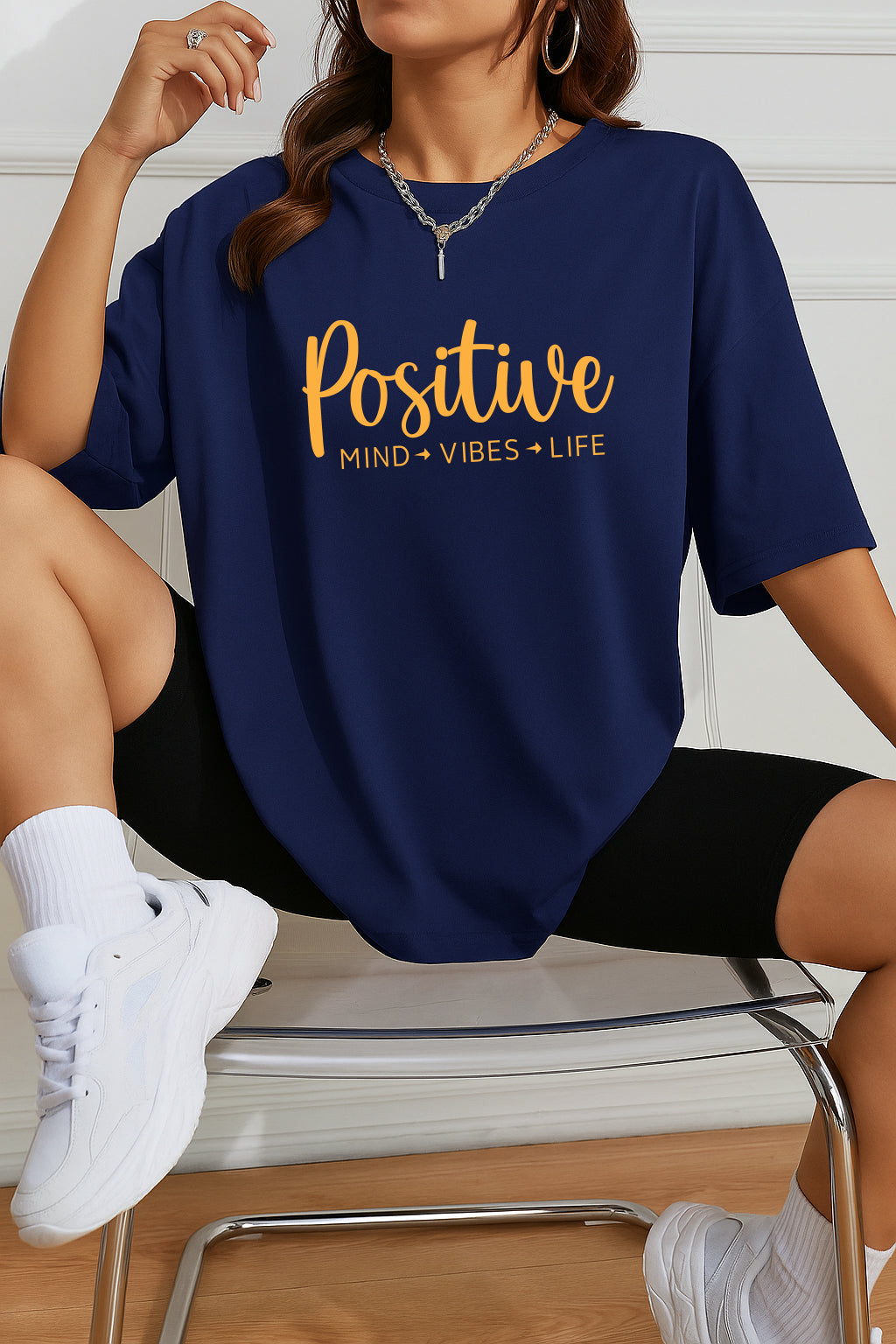 Drop Shoulder T-shirt for Women