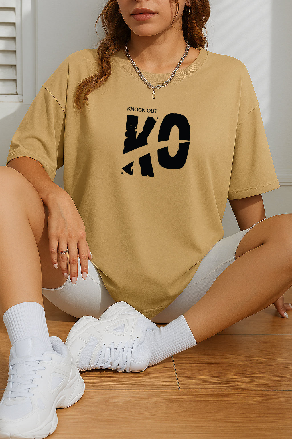 Drop Shoulder T-shirt for Women