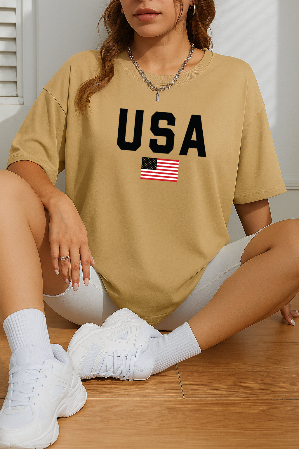 Drop Shoulder T-shirt for Women