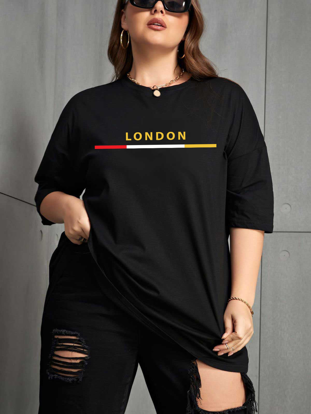 Drop Shoulder T-shirt for Women