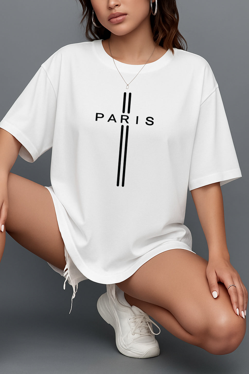Drop Shoulder T-shirt for Women