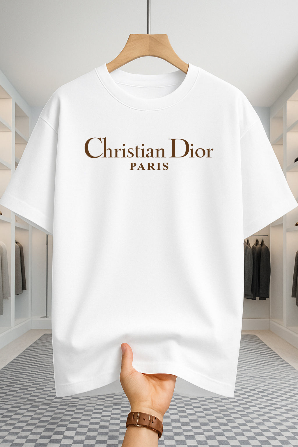 Drop Shoulder T-shirt - Christian Dior - White