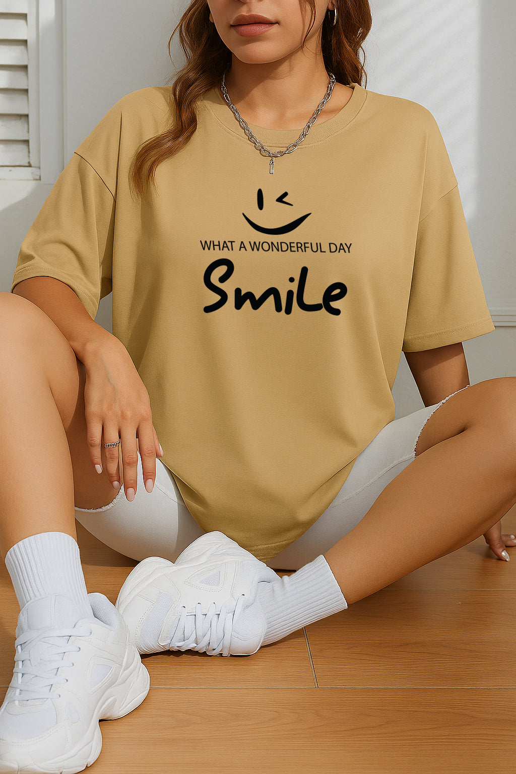 Drop Shoulder T-shirt for Women