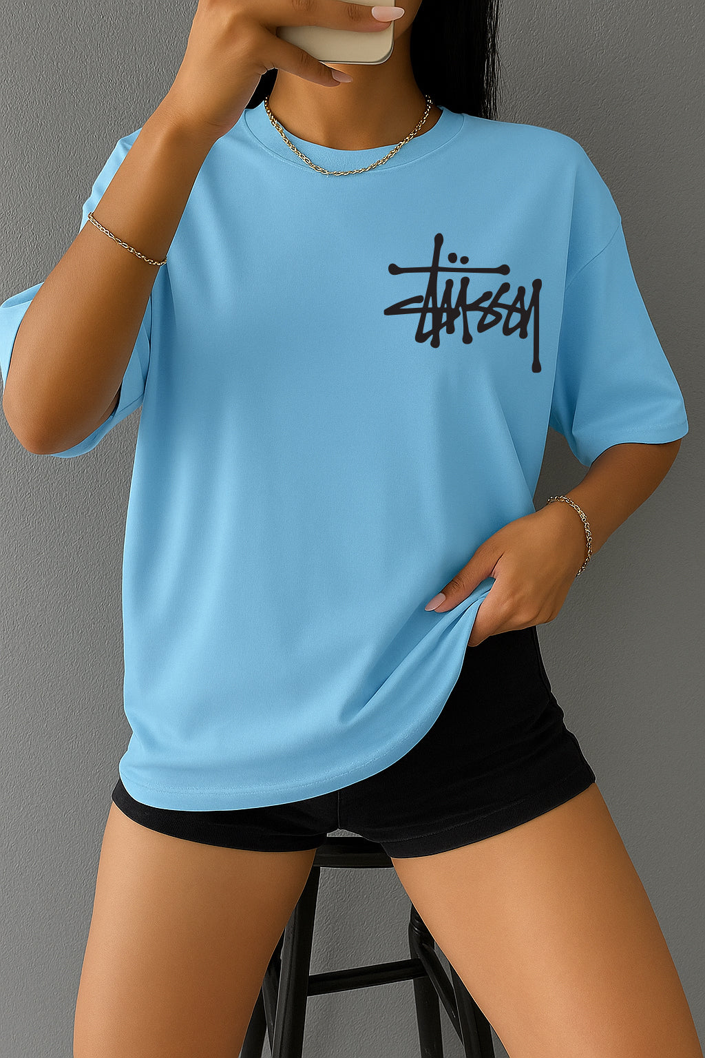 Drop Shoulder T-shirt for Women