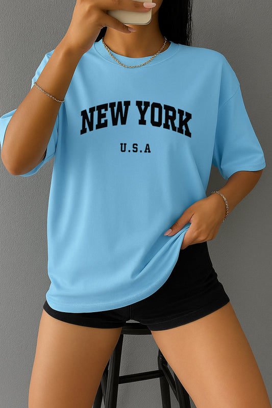 Drop Shoulder T-shirt for Women