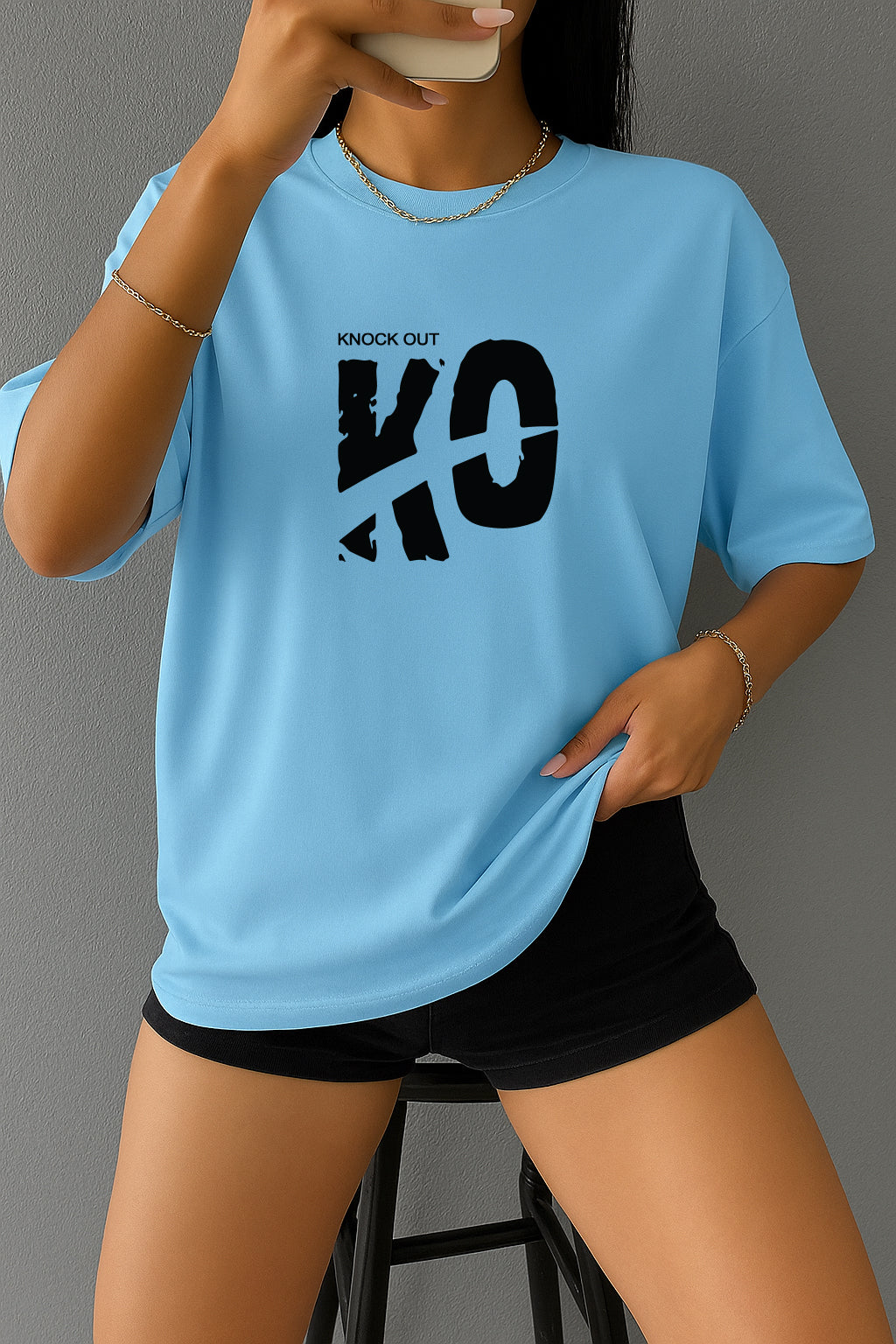 Drop Shoulder T-shirt for Women