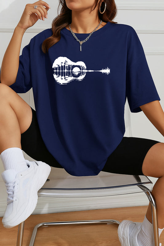 Drop Shoulder T-shirt for Women