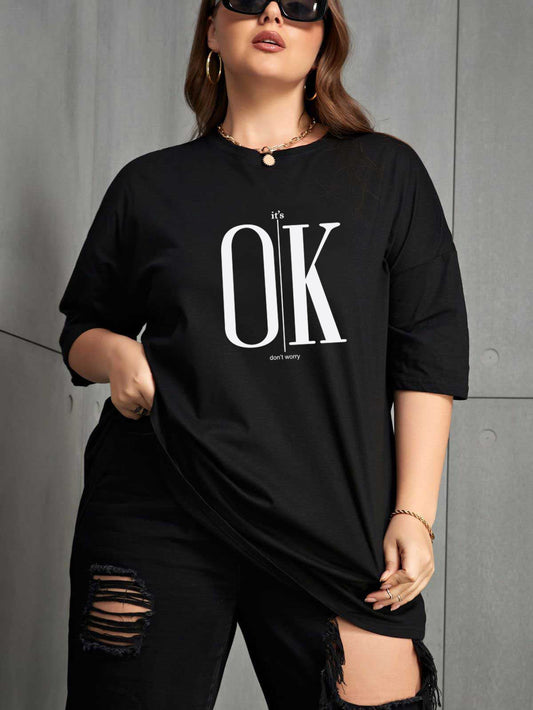 Drop Shoulder T-shirt for Women