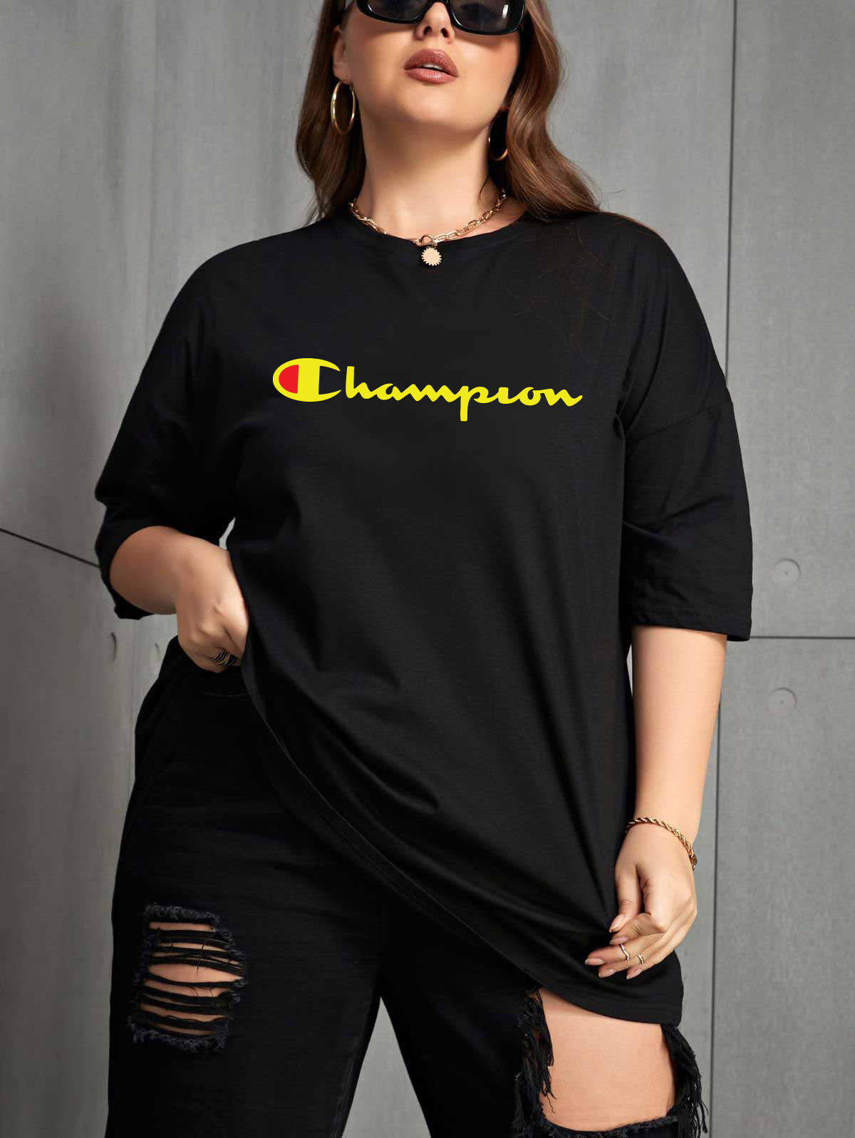 Drop Shoulder T-shirt for Women