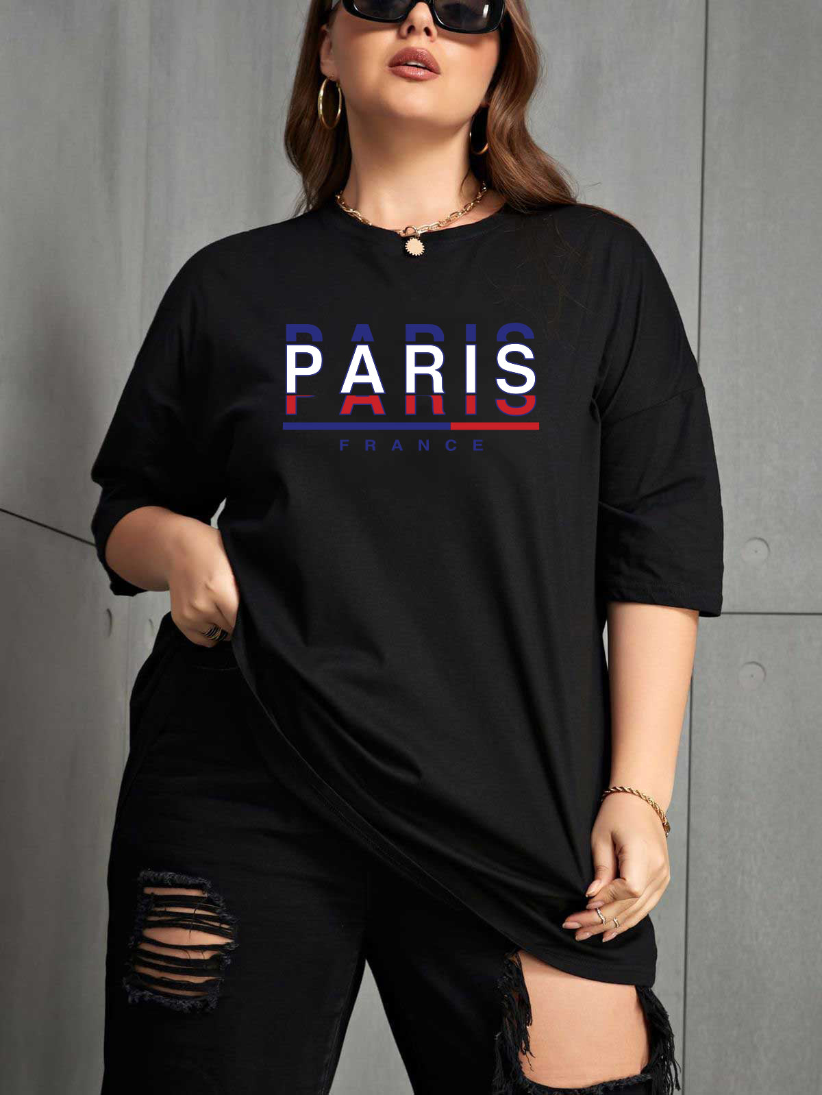 Drop Shoulder T-shirt for Women