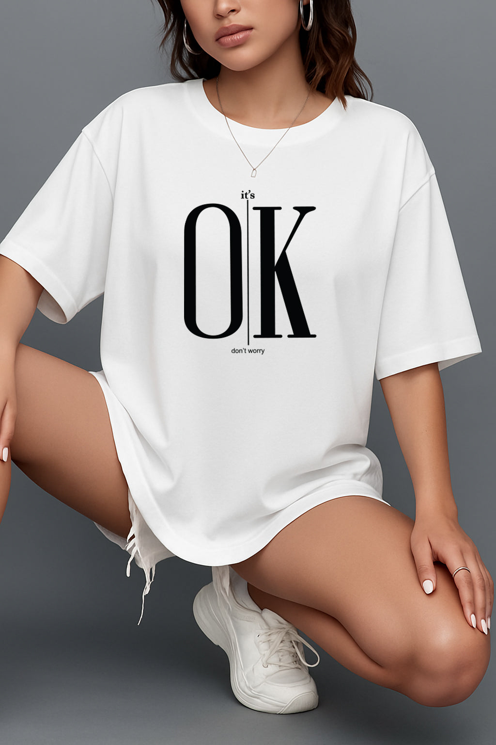 Drop Shoulder T-shirt for Women