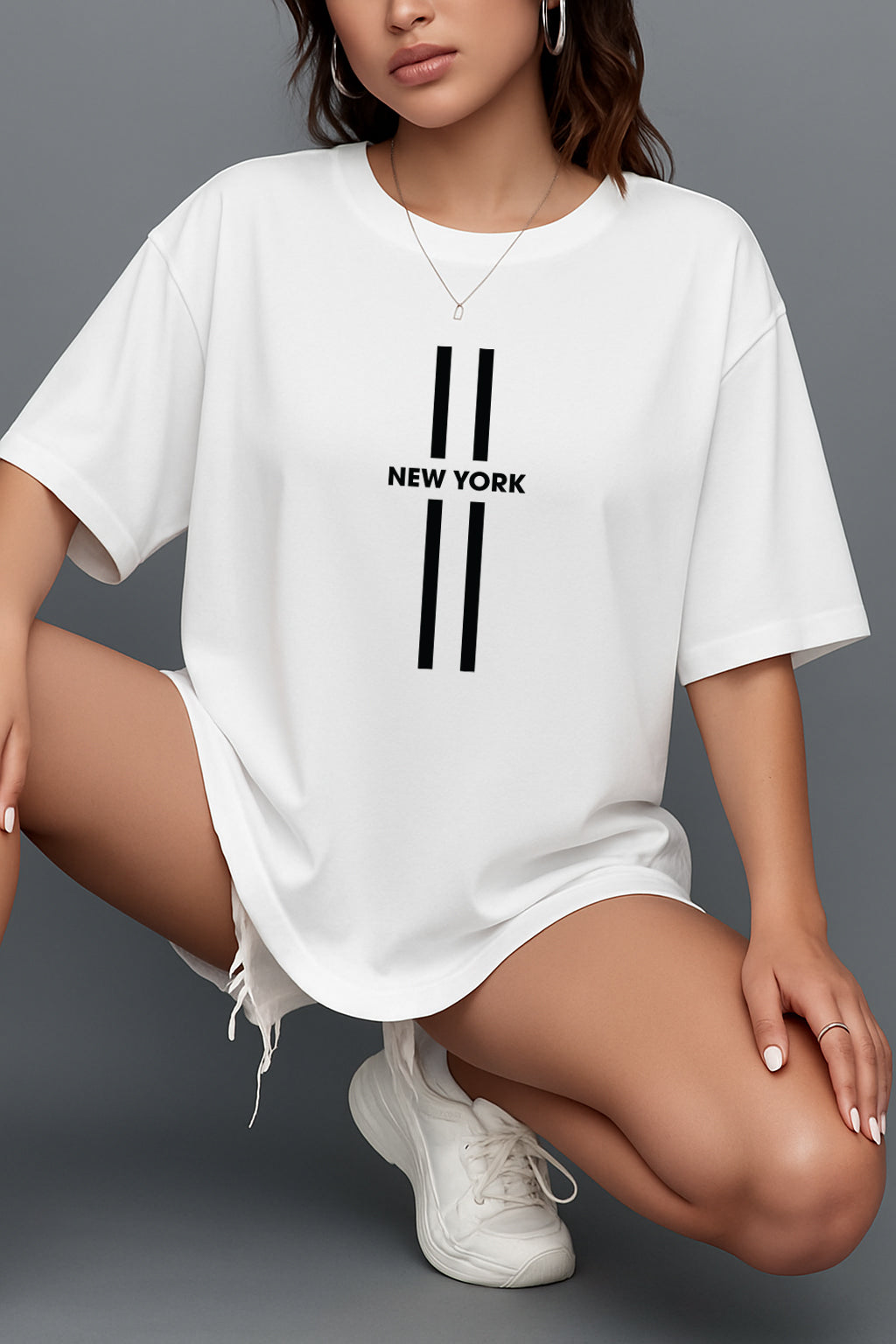 Drop Shoulder T-shirt for Women