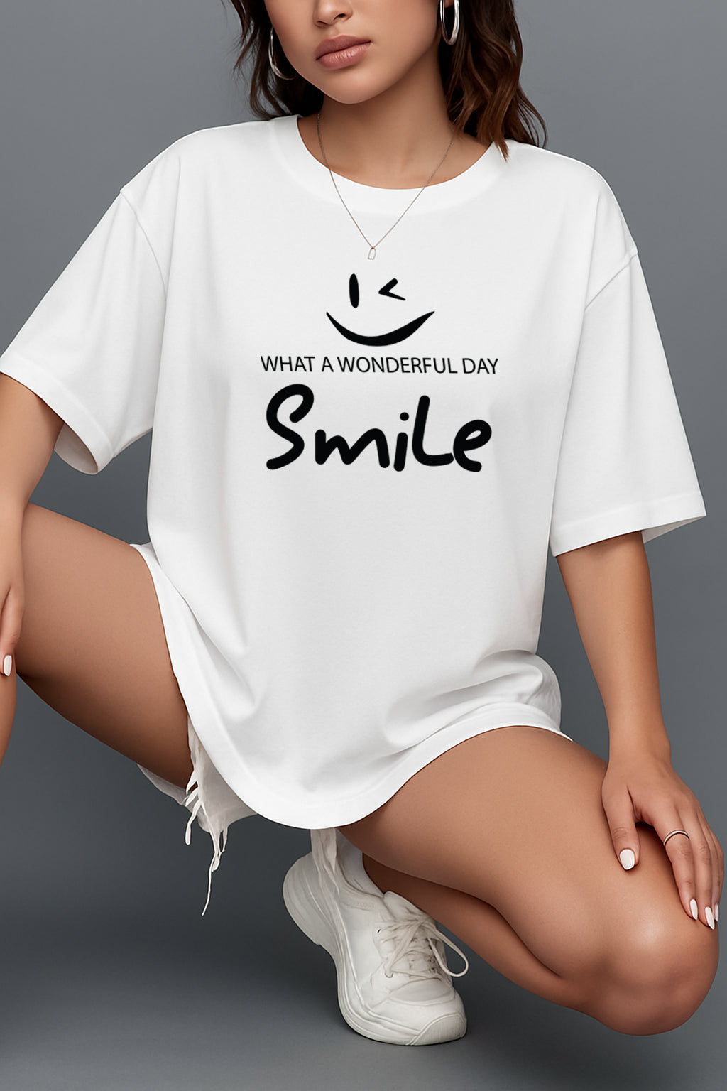 Drop Shoulder T-shirt for Women