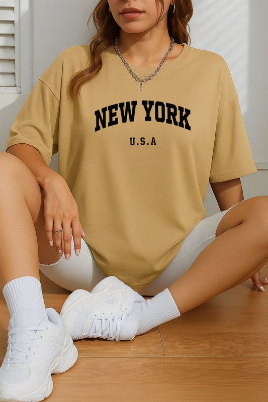 Drop Shoulder T-shirt for Women