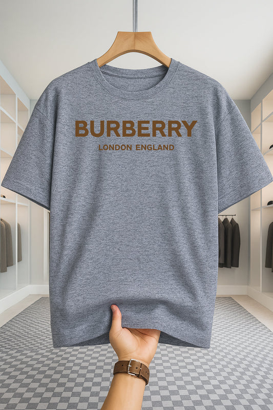 Drop Shoulder T-shirt - Burberry - Ash