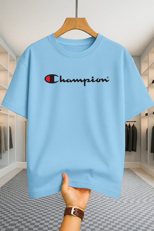 Drop Shoulder T-shirt - Champion - Sky Blue